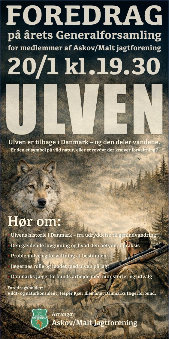 ulveforedrag askovmaltjagtforening